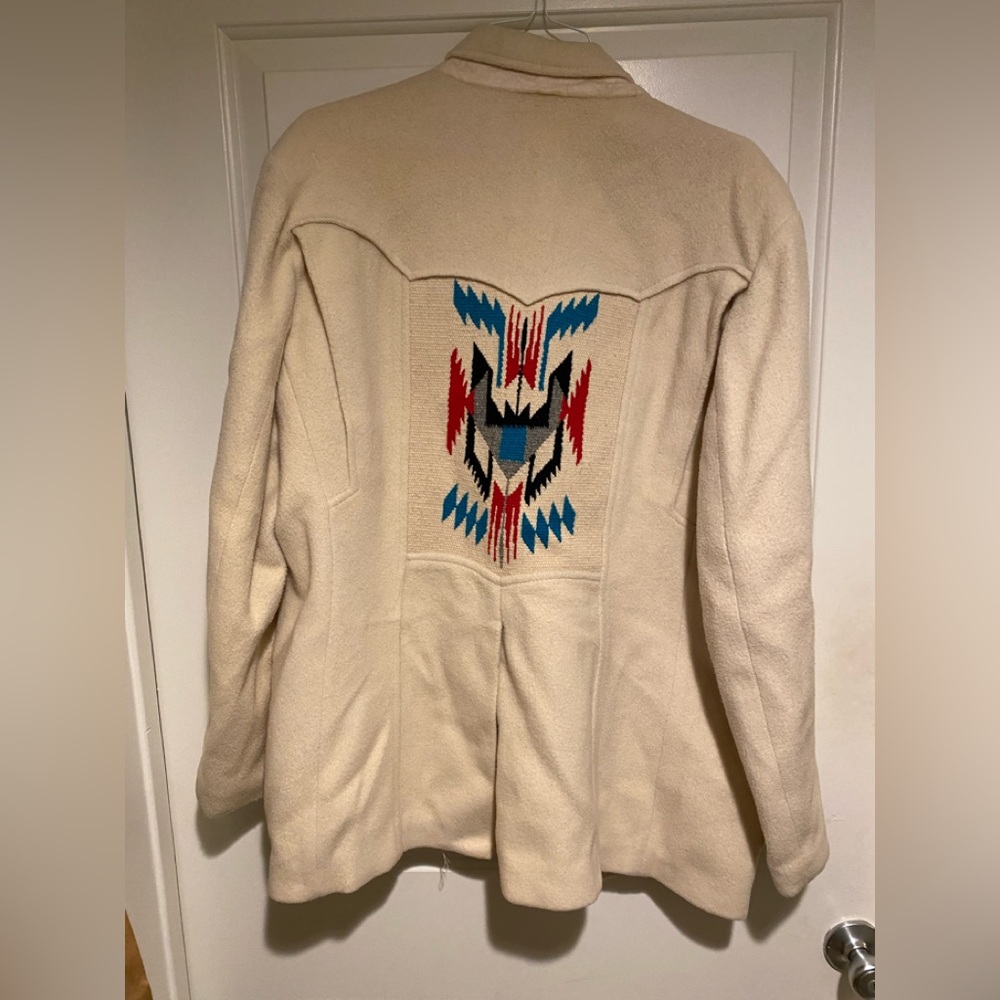 Vntg Golden Pioneer Wear Western Aztec Chimayo Jacket Blazer BUFFALO buttons - Picture 2 of 13